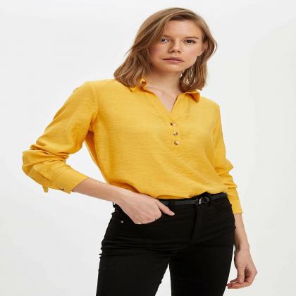 Relax Fit Uzun Kol Bluz